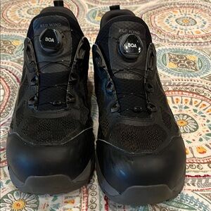 Men's Black Red Wing Safety Shoes size 11D